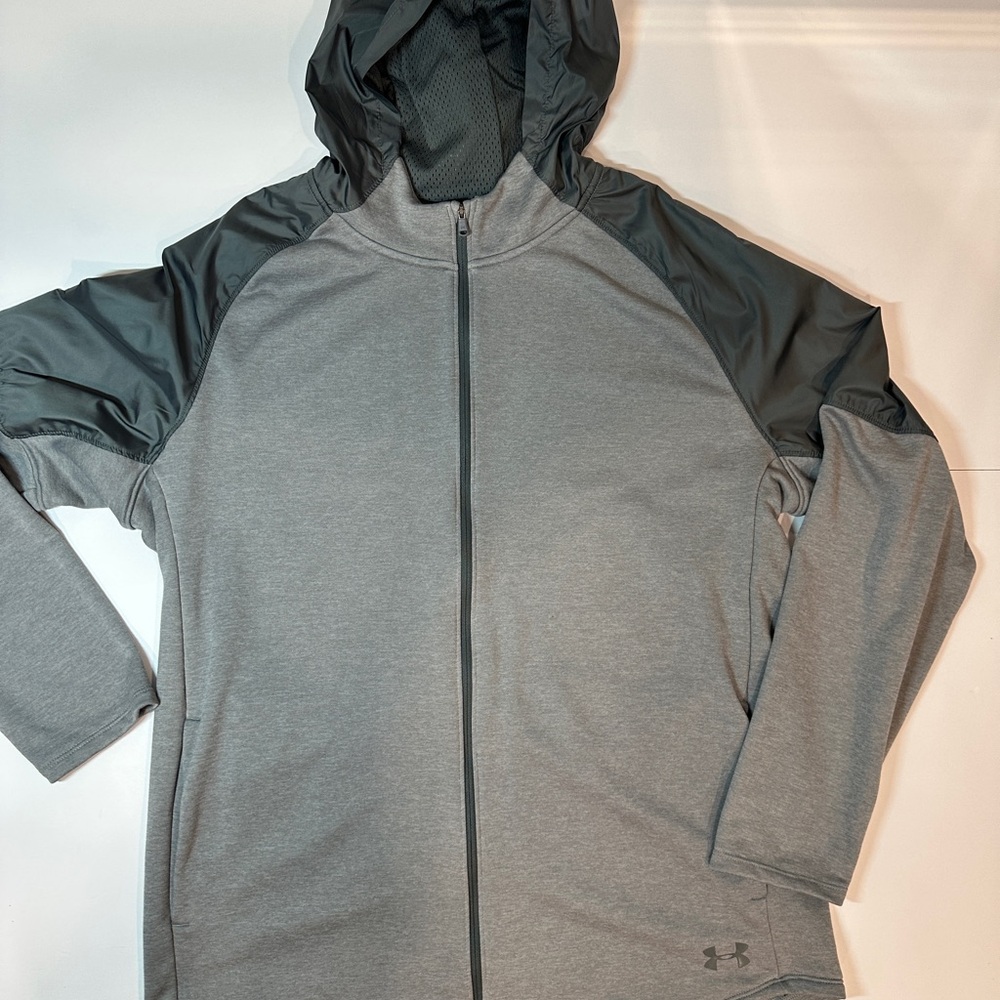 Men’s Under Armour Two-Tone Gray Windbreaker